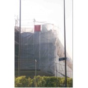 Gerüstplane,Light transparent 150g/m2 Gefaltet